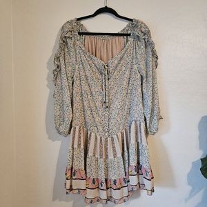 Womens Free People Off the Shoulder Mini Dress Size Small
